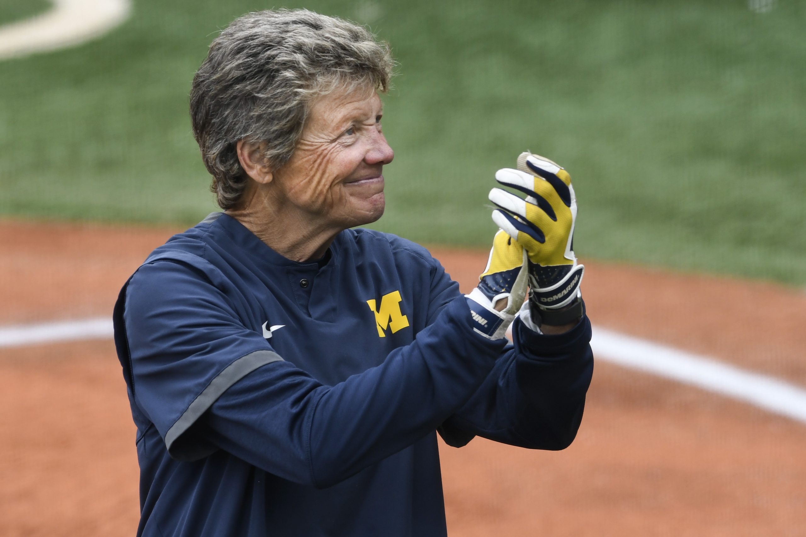 The University of Michigan softball team were defeated by the University of Washington, 2-0, in the NCAA Regional at Husky Softball Stadium in Seattle, Wash., on May 23, 2021.